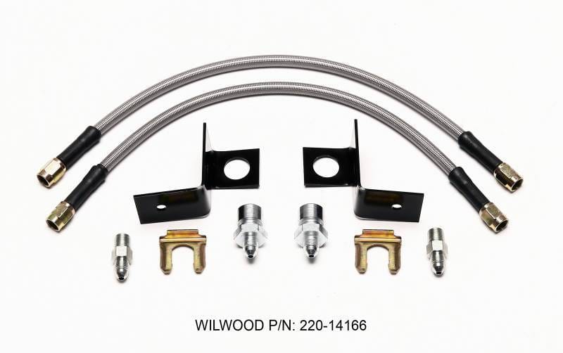 Wilwood 220-14166 Wilwood Flexline Kit 14 inch -3 M10-1.00 IF 1/8 NPT Straight
