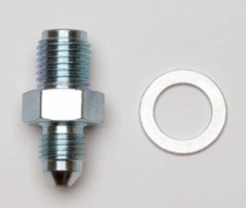 Wilwood 220-14204 Wilwood Fitting Kit Adaptor -3 JIC to 7/16-20 Male w/ Crush Washer