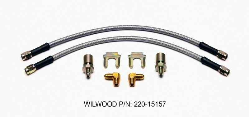 Wilwood 220-15157 Wilwood Flexline Kit Front MG-TD 50-53