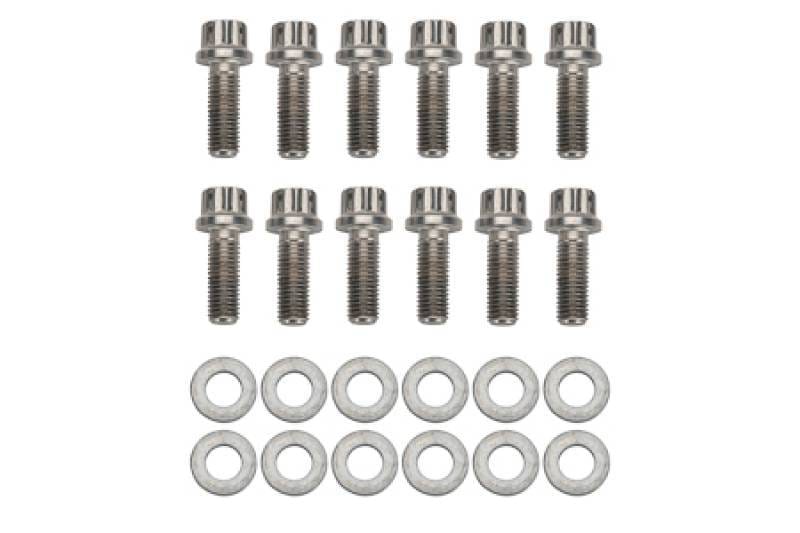 Wilwood 230-8217 Wilwood Bolt Kit - Hat/Rotor 1/4-28x.75 12 Pt Stainless