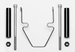 Wilwood 230-9171 Wilwood Bridge Bolt Kit w/ Clip - TC6 for 1.38in Rotor
