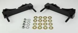 Wilwood 249-10957L/R Wilwood Brackets (2) - w/Mounting Kit -W4A - P-Brake Kit 14in Rotor
