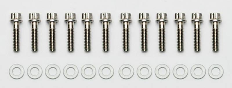 Wilwood 230-4572 Wilwood Bolt Kit - Front Fixed Rotors 12 Pt. Stainless