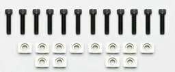 Wilwood 230-4900 Wilwood Rotor Bolt Kit - Dynamic Front 12 Bolt with T-Nuts