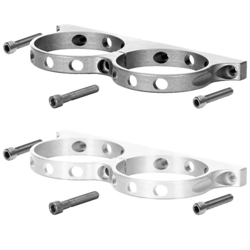Wilwood 250-16327 Wilwood Dual Aluminum Reservoir Lightweight Bracket w/ Mounting Screws - Billet