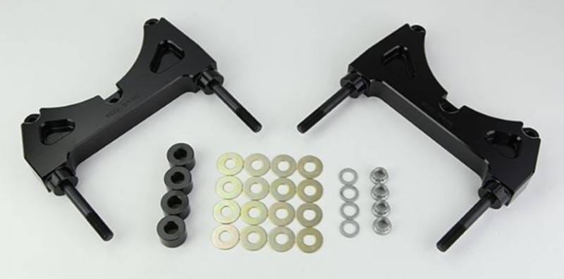 Wilwood 249-9633L/R Wilwood Brackets (2) - w/Mounting Kit - SL4R - P-Brake Kit 14in Rotor