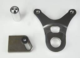 Wilwood 250-10177-P Wilwood Caliper Mounting Kit Chrome w/Bracket GP310 Sprocket Brake 48 Tooth