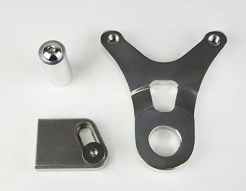 Wilwood 250-10180-P Wilwood Caliper Mounting Kit Chrome w/Bracket GP310 Sprocket Brake 51 Tooth