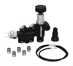 Wilwood 260-11179 Wilwood Proportioning Valve - Knob Adjust 3/8-24 IF Combo w/ switch
