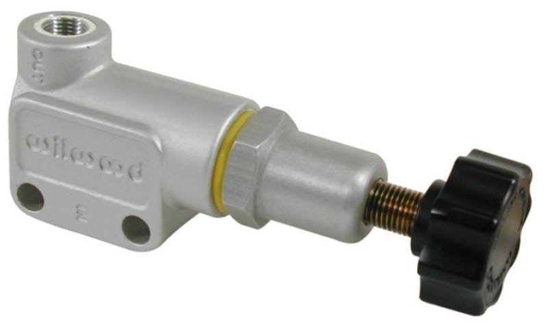Wilwood 260-12627 Wilwood Proportioning Valve - Knob Adjust M10x1 BBF Inlet & Outlet