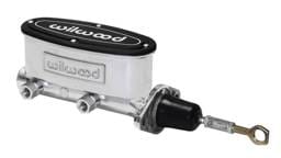 Wilwood 260-12900-P Wilwood High Volume Tandem M/C - 7/8in Bore Ball Burnished-W/Pushrod - Early Mustang