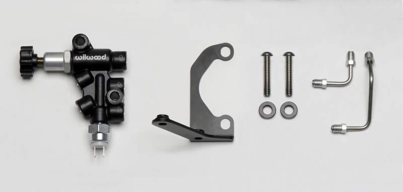 Wilwood 260-13190 Wilwood Tandem Master Cylinder Mounting Bracket L/H Kit w/ Prop Valve
