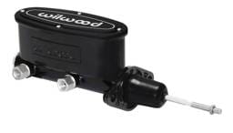 Wilwood 260-13375-BK Wilwood High Volume Tandem Master Cylinder - 15/16in Bore Black-W/Pushrod