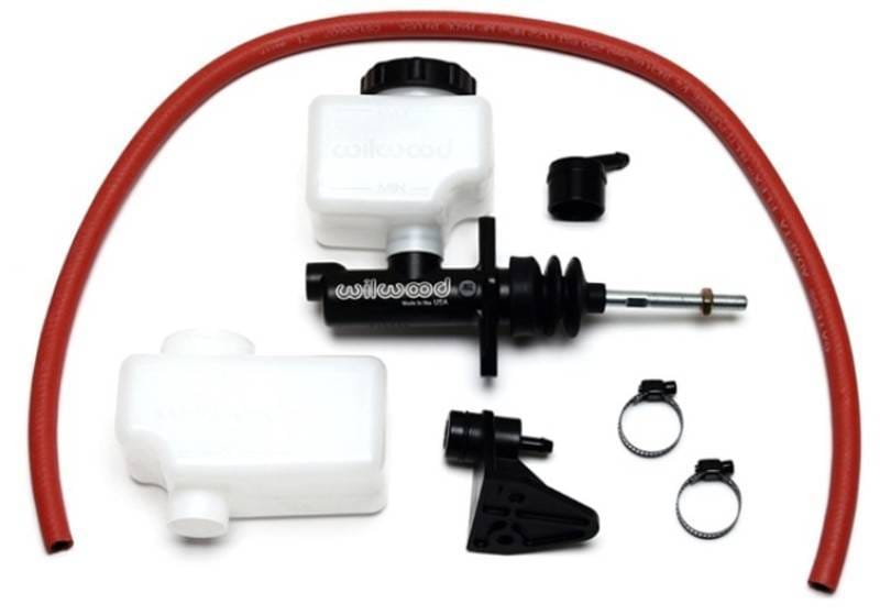 Wilwood 260-13623 Wilwood Short Remote M/C Kit 1-1/8in Bore 3/8in-24 Banjo Outlet