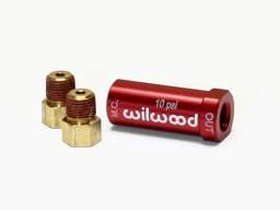 Wilwood 260-13784 Wilwood Residual Pressure Valve - New Style w/ Fittings - 10# / Red