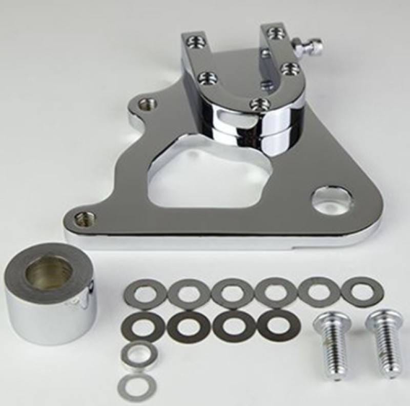 Wilwood 250-8034 Wilwood Caliper Mounting Kit Chrome w/Bracket GP310 1984-99 Dyna