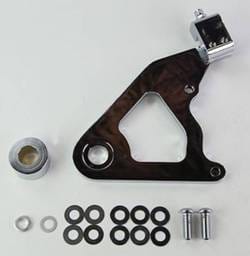 Wilwood 250-8036 Wilwood Caliper Mounting Kit Chrome w/Bracket GP310 2000-Present Softail