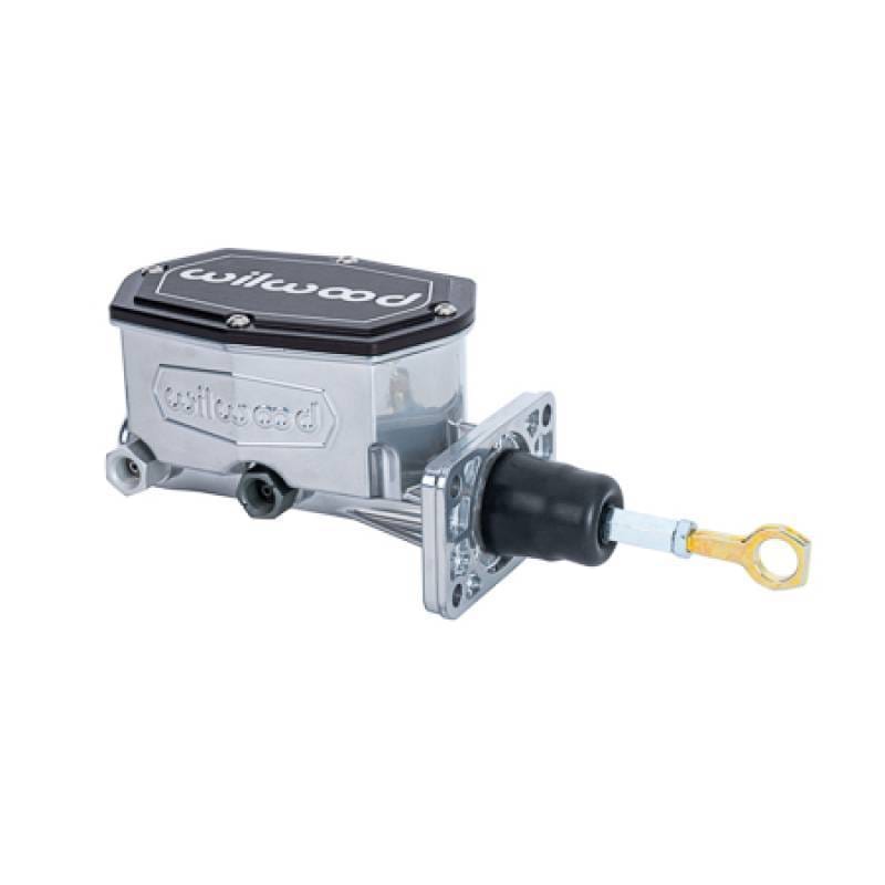 Wilwood 260-16791-P Wilwood Compact Tandem Master Cylinder w/ Mopar 4 Bolt Flange w/ Pushrod 15/16in Bore - Chrome