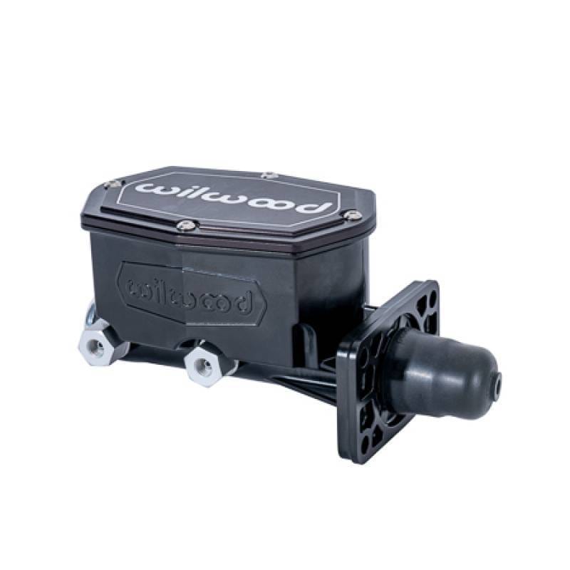 Wilwood 260-16793-BK Wilwood Compact Tandem Master Cylinder w/ Mopar 4 Bolt Flange 1-1/8in Bore - Black