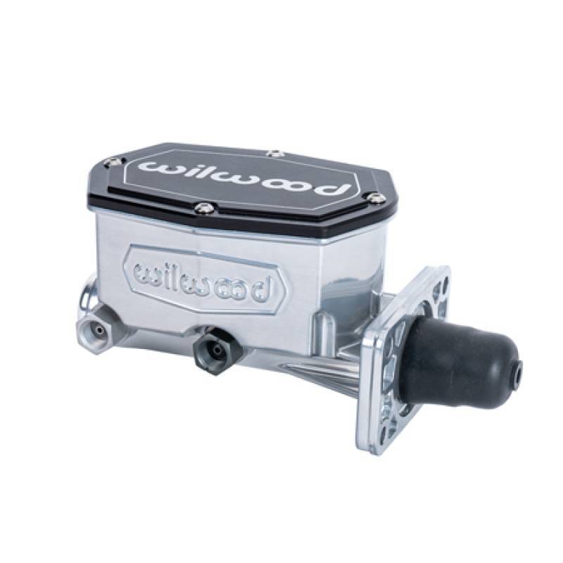 Wilwood 260-16793-P Wilwood Compact Tandem Master Cylinder w/ Mopar 4 Bolt Flange 1-1/8in Bore - Chrome