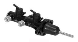 Wilwood 260-14388-BK Wilwood Tandem Remote 1in Diameter Master Cylinder - Black