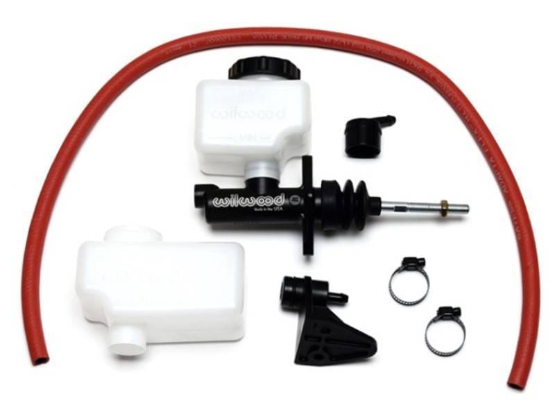 Wilwood 260-14787 Wilwood Compact Remote M/C Kit 15/16in Bore Banjo Outlet w/Reservoir