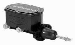 Wilwood 260-14958-BK Wilwood Compact Tandem Master Cylinder - 15/16in Bore - w/Pushrod (Black)
