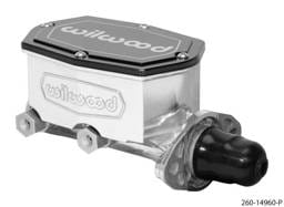 Wilwood 260-14960-P Wilwood Compact Tandem Master Cylinder - 1.12in Bore - w/Pushrod (Ball Burnished)