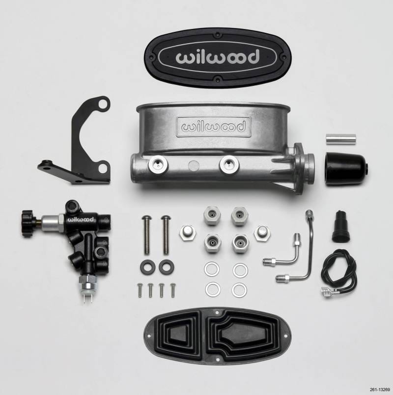 Wilwood 261-13269 Wilwood HV Tandem M/C Kit w L/H Bracket & Prop Valve - 1in Bore thumbnail 3