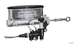 Wilwood 261-13272-P Wilwood HV Tandem M/C Kit w L/H Bracket & Prop Valve - 7/8in Bore Ball Burn.-W/Push