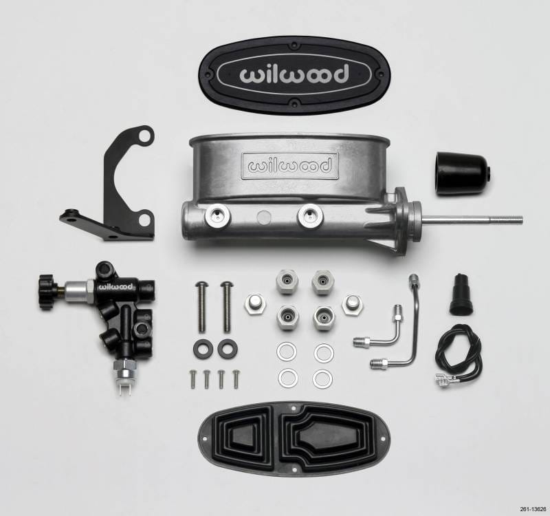 Wilwood 261-13626 Wilwood HV Tandem M/C Kit w L/H Bracket & Prop Valve - 15/16in Bore-W/Pushrod thumbnail 3