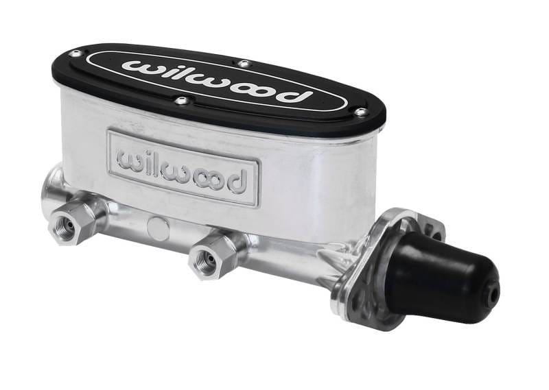 Wilwood 260-8556-P Wilwood High Volume Tandem Master Cylinder - 1 1/8in Bore Ball Burnished