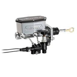 Wilwood 261-16796-P Wilwood Mopar Compact Tandem M/C Kit w/ Combination Valve & Pushrod 15/16in Bore - Chrome