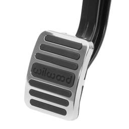 Wilwood 330-15866 Wilwood Brake Pedal Cover And Trim Plate Kit - Black Rubber/Stainless
