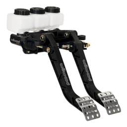 Wilwood 340-11295 Wilwood Adjustable Dual Pedal - Brake / Clutch - Fwd. Swing Mount - 6.25:1