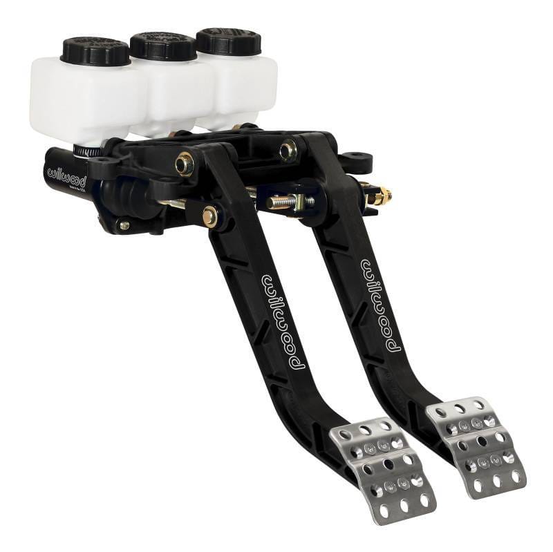 Wilwood 340-11295 Wilwood Adjustable Dual Pedal - Brake / Clutch - Fwd. Swing Mount - 6.25:1