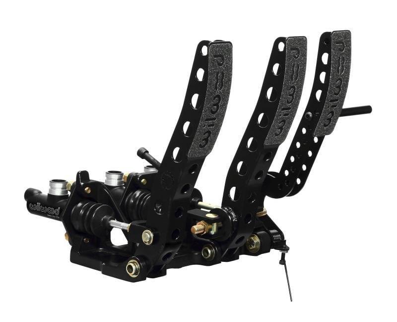 Wilwood 340-12410 Wilwood Pedal Assembly Floor Mount-Brake Clutch & Throttle