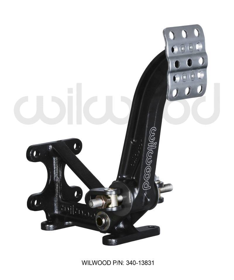 Wilwood 340-13831 Wilwood Adjustable Brake Pedal - Dual MC - Floor Mount - 6:1
