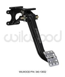 Wilwood 340-13832 Wilwood Adjustable Brake Pedal - Dual MC - Swing Mount - 7:1