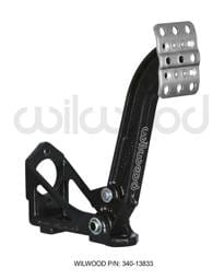 Wilwood 340-13833 Wilwood Adjustable Single Pedal - Floor Mount - 6:1