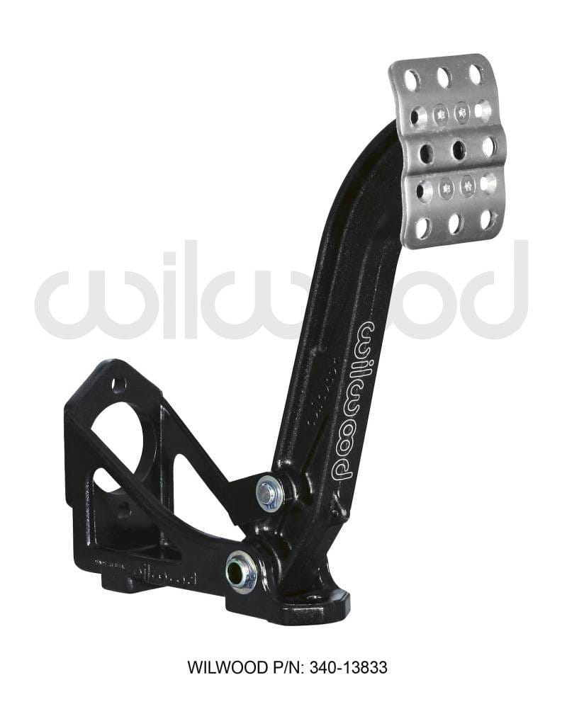 Wilwood 340-13833 Wilwood Adjustable Single Pedal - Floor Mount - 6:1