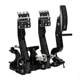 Wilwood 340-16604 Wilwood Adjustable Tru-Bar Brake, Clutch, Throttle - Floor Mount - 4.75-5.75:1