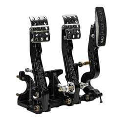 Wilwood 340-16605 Wilwood Adjustable Tru-Bar Brake, Clutch, Throttle w/ Linkage - Floor Mount - 4.75-5.75;1
