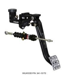 Wilwood 341-15170 Wilwood Clutch Kit - Forged Adj. Pedal / MC / Slave - Swing Mount - 7:1
