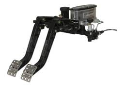 Wilwood 340-14360 Wilwood Adjustable-Tandem Dual Pedal - Brake / Clutch - Fwd. Swing Mount - 6.25:1 - Black E-Coat
