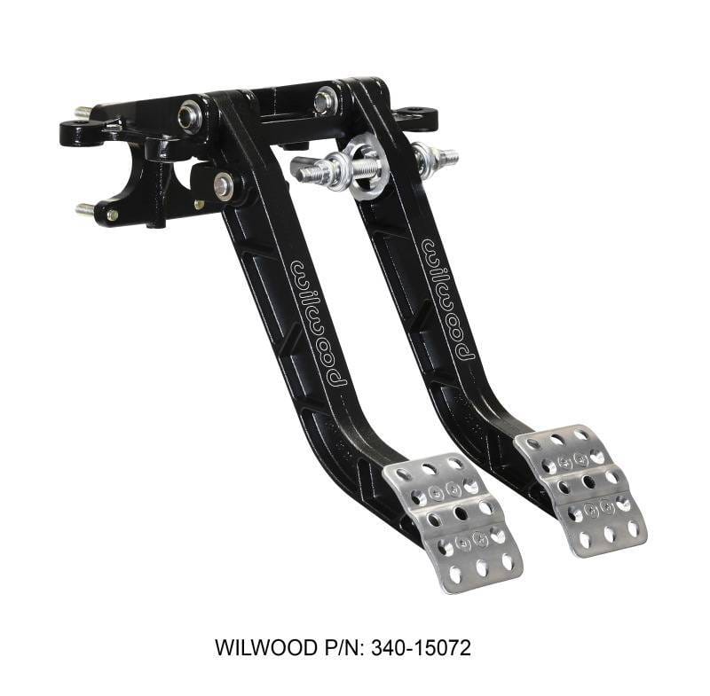 Wilwood 340-15072 Wilwood Adjustable-Trubar Dual Pedal - Brake / Clutch - Fwd. Swing Mount - 6.25:1