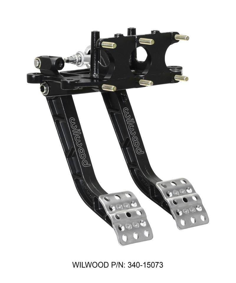 Wilwood 340-15073 Wilwood Adjustable-Trubar Dual Pedal - Brake / Clutch - Rev. Swing Mount - 5.1:1