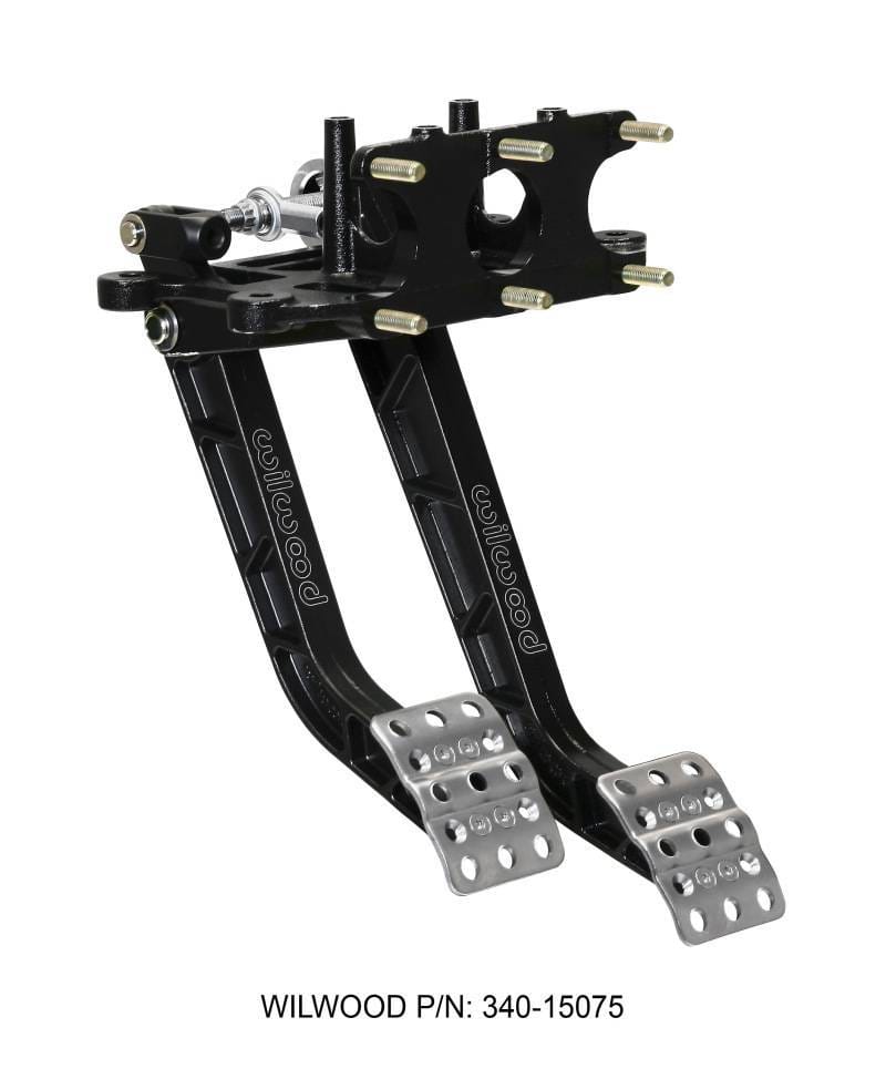 Wilwood 340-15075 Wilwood Adjustable-Trubar Dual Pedal - Brake / Clutch - Rev. Swing Mount -6.25:1 Brake 5.1:1 Clutch