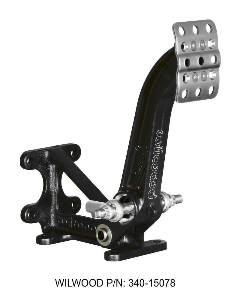 Wilwood 340-15078 Wilwood Adjustable-Trubar Brake Pedal - Dual MC - Floor Mount - 6:1