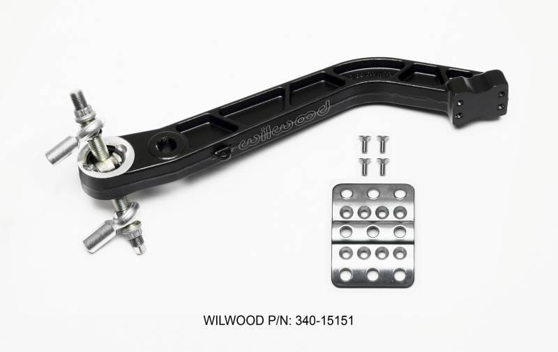 Wilwood 340-15151 Wilwood Retrofit Kit Adj Trubar Brake Pedal - Brake -Rev Swing Mount -5.1:1